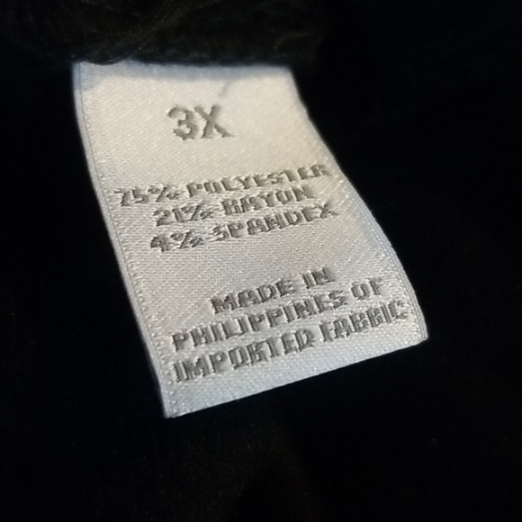 Fashion Bug Size 3X Black Dress Day to Night - Picture 6 of 7